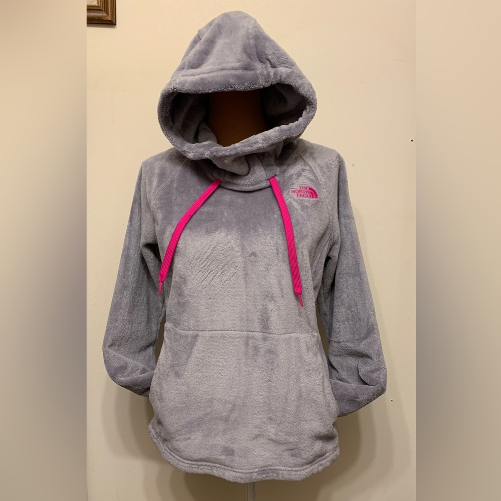 NORTH FACE PULLOVER FLEECE HOODIE